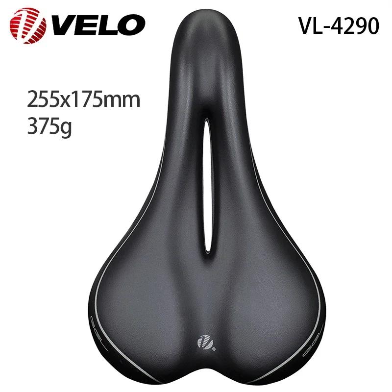 Selle de vélo de route confortable et respirante avec coussin de Gel de silice VL-4290 PU, ajouré, p