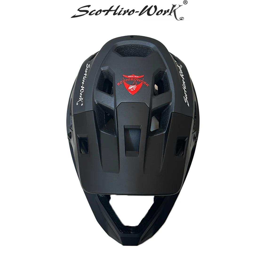 Casque de cyclisme vtt intégral VTT casque pour hommes DH BMX moto tout-terrain adulte vélo course a