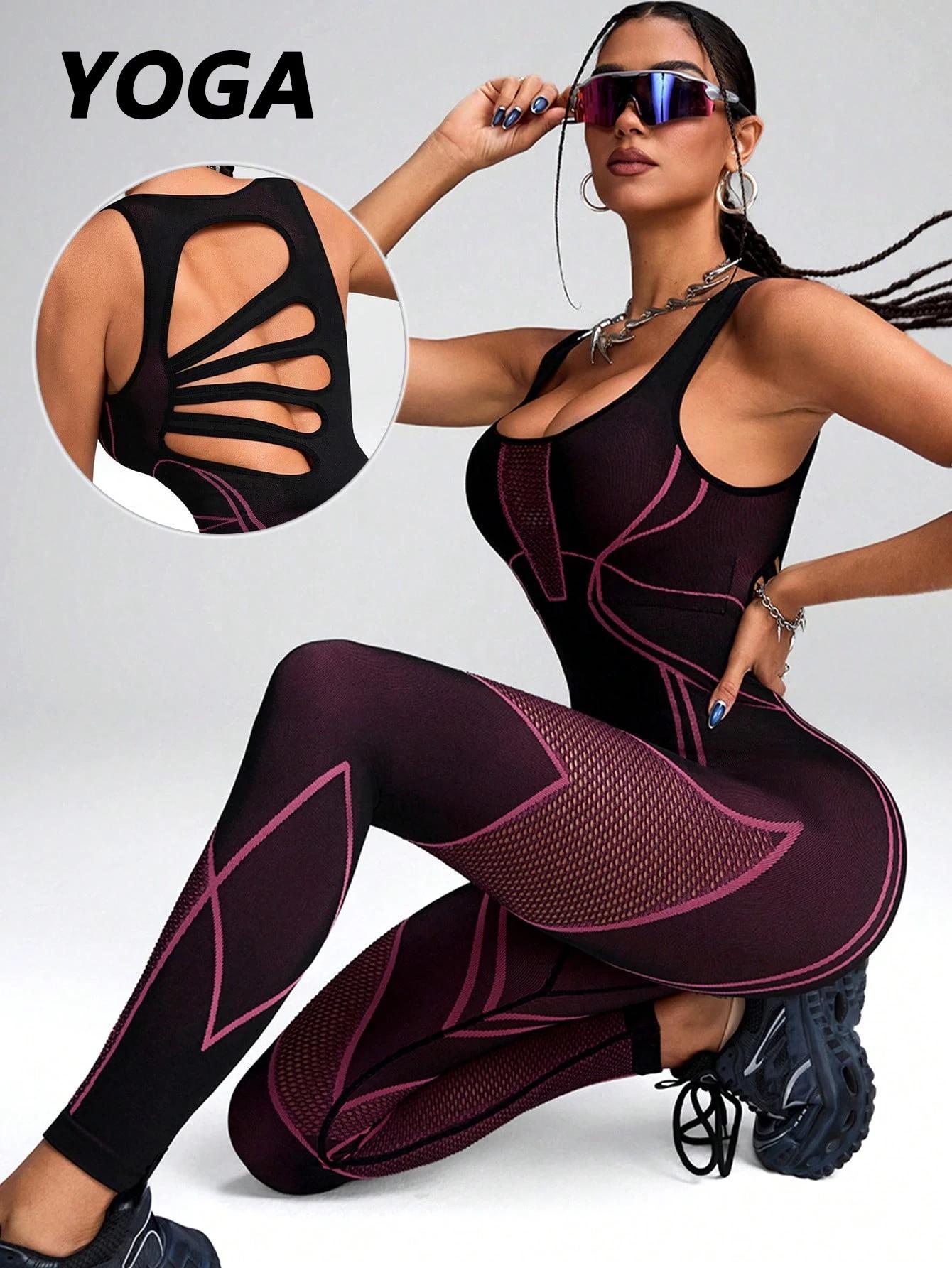 Combinaison de Yoga de sport pour femmes, combinaison de loisirs, Fitness, entraînement, Fitness, ép