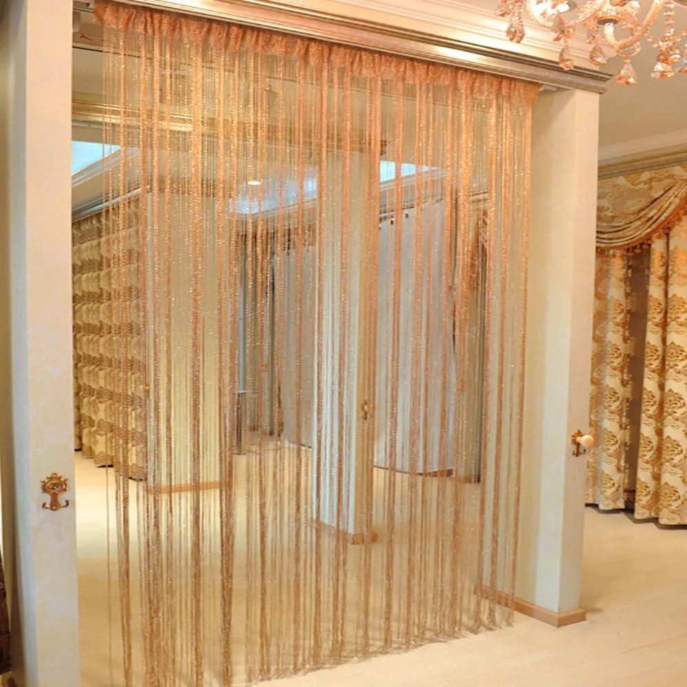 100x200 cm porte fenêtres suspendus perles décors rideau chaîne été mouche insectes écran gland pann
