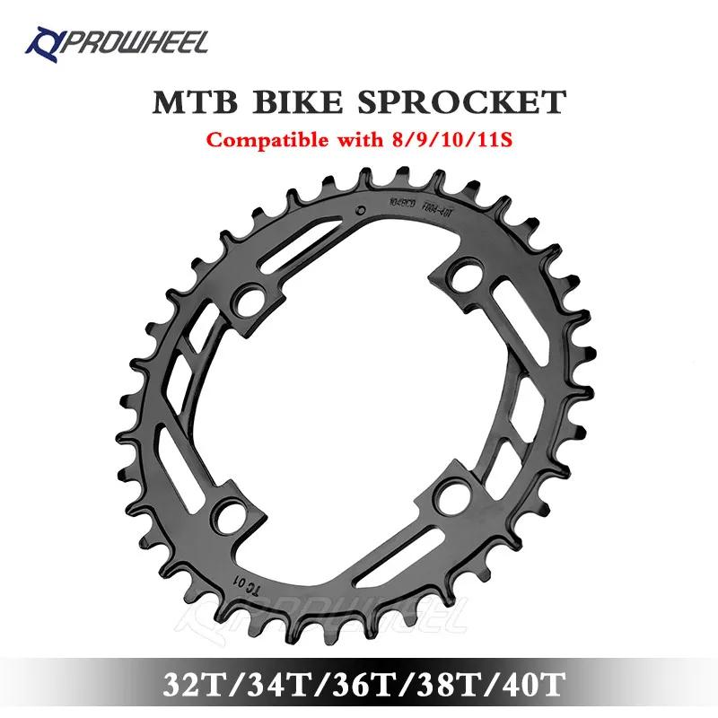 PROWHEEL – plateau de vélo de montagne étroit et large, 32T 34T 36T 38T 40T, roue à chaîne 104BCD, p