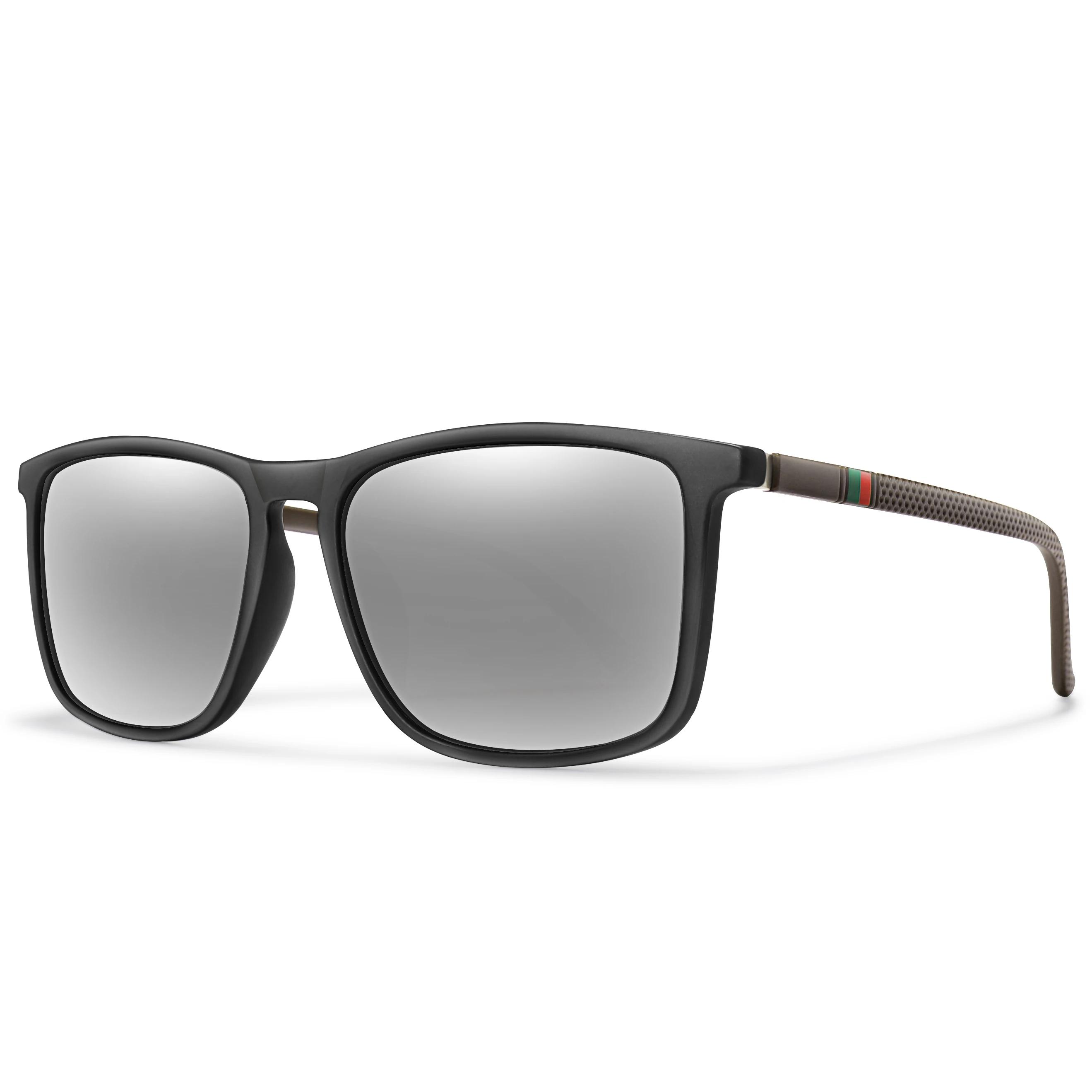 Lunettes de soleil carrées polarisées pour hommes et femmes, lunettes pour hommes, lunettes de pêche