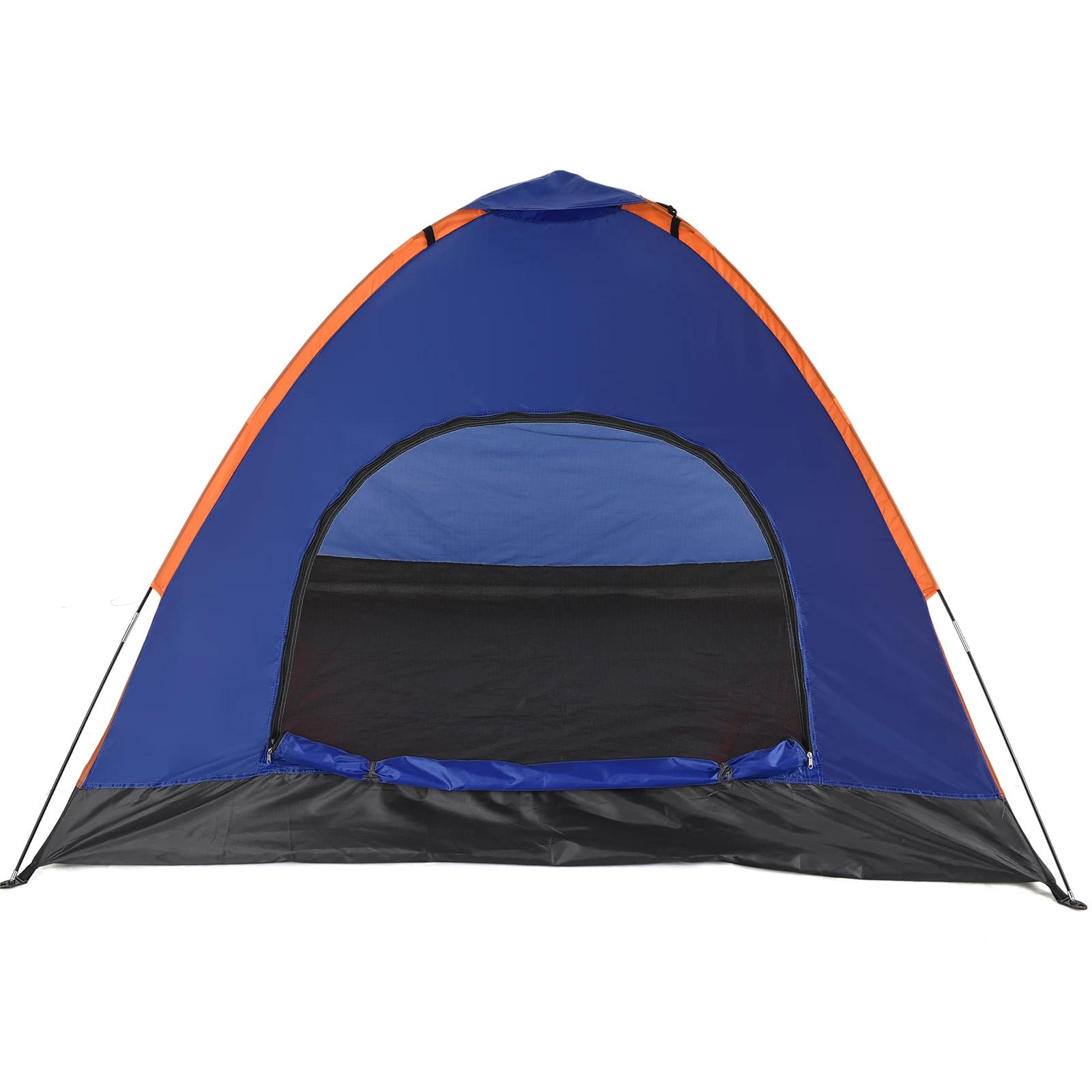 TOMSHOO – tente de Camping légère pour 3 à 4 personnes, tente de randonnée en plein air avec mouche