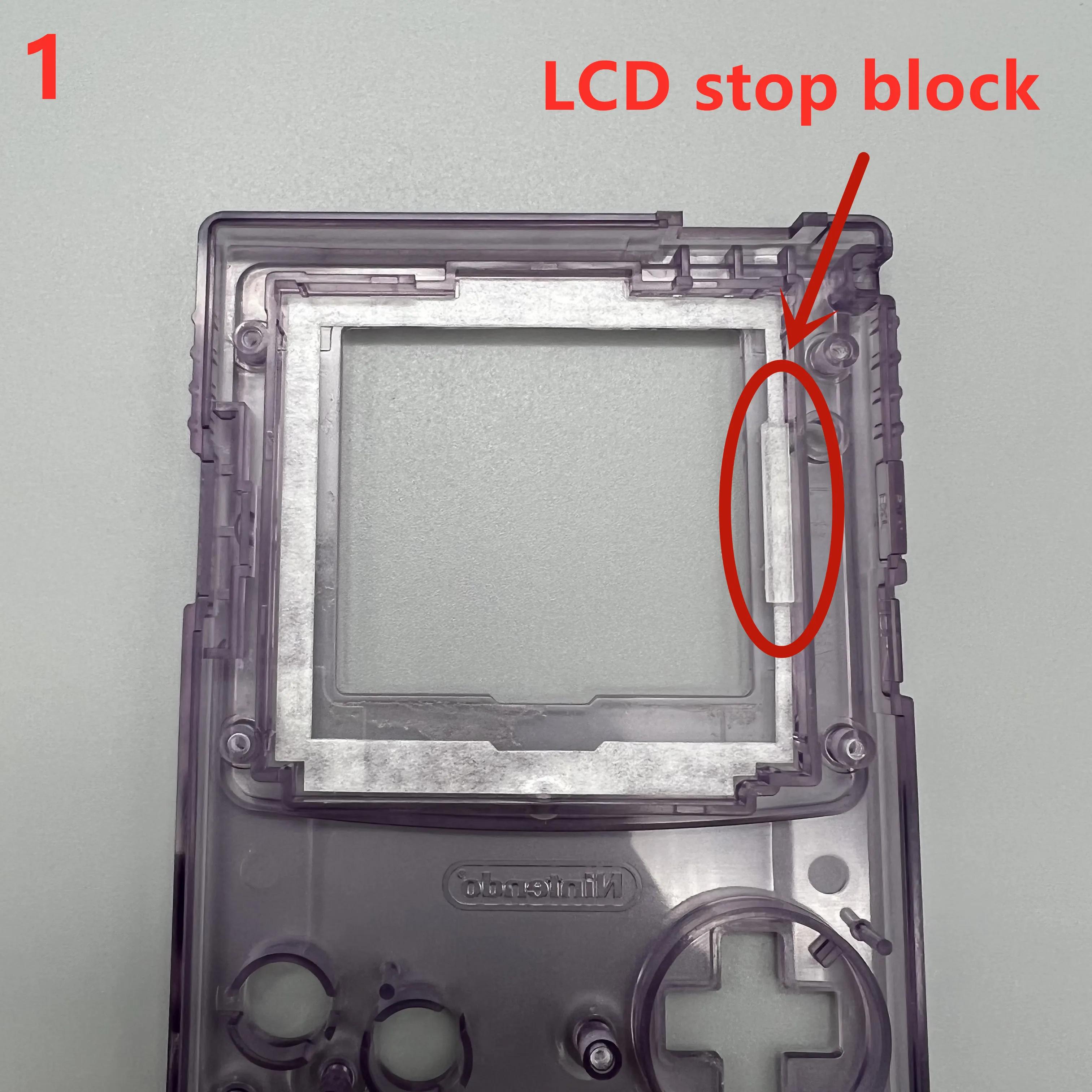 Taille originale nouvel écran LCD haute luminosité 2.45 "pour Nintendo Gameboy couleur GBC LCD. Pas