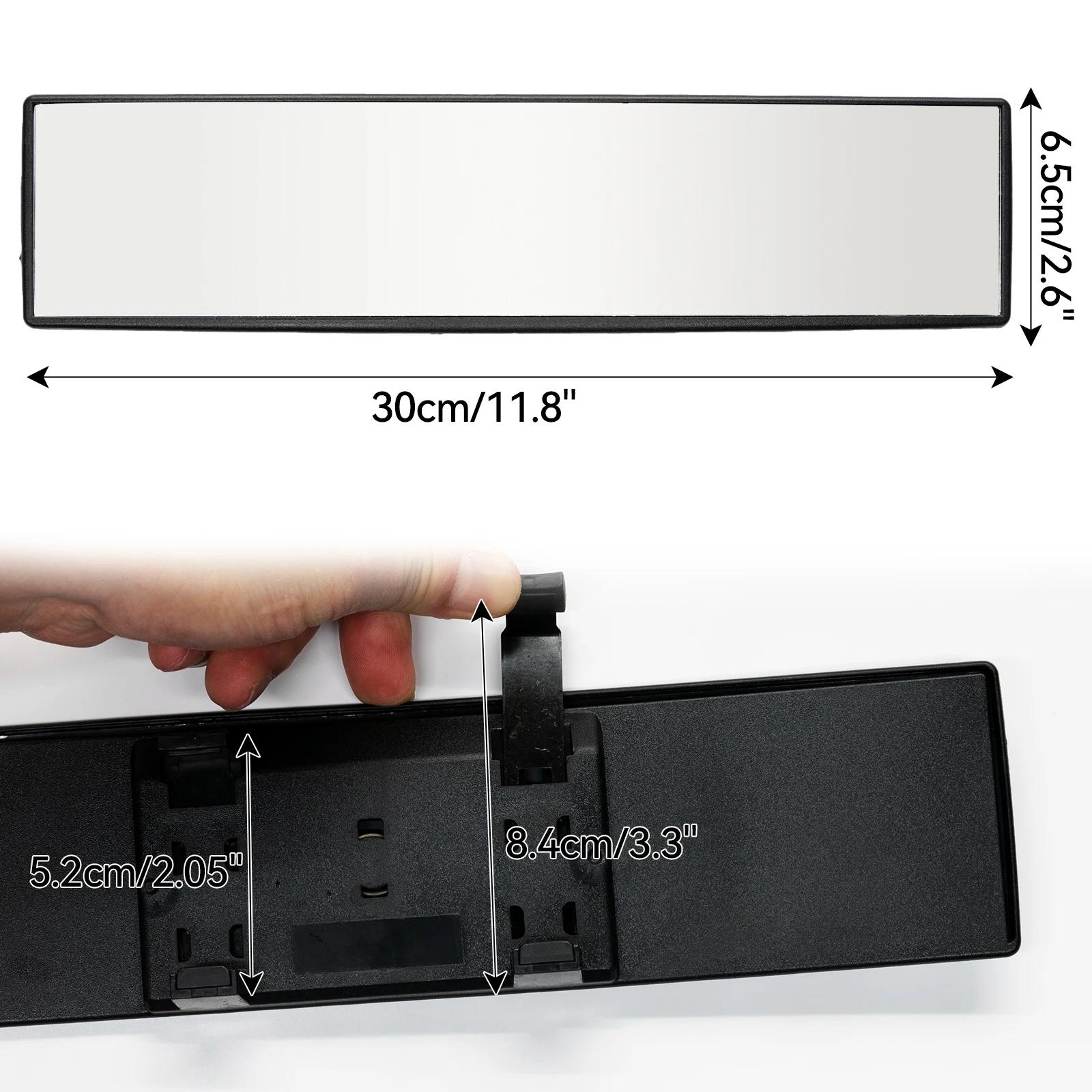 Rétroviseur de voiture grand angle, 300mm, 12 ", 270mm, 11.6", large courbe convexe, rétroviseur int