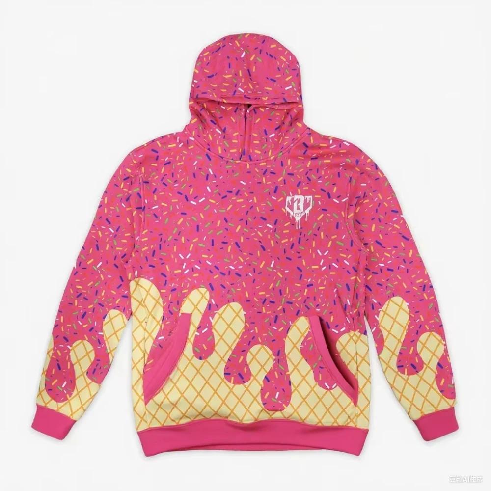 2025 nouveau automne/hiver enfants/adultes BASEBALL LIFESTYLE 101 série de crème glacée impression 3