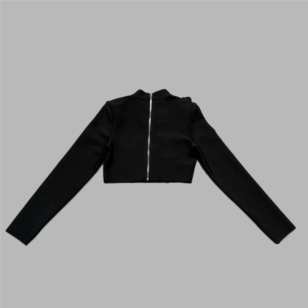 Ensemble deux pièces pour femmes, Sexy, diamants, manches longues, hauts, jupes, vêtements d'automne