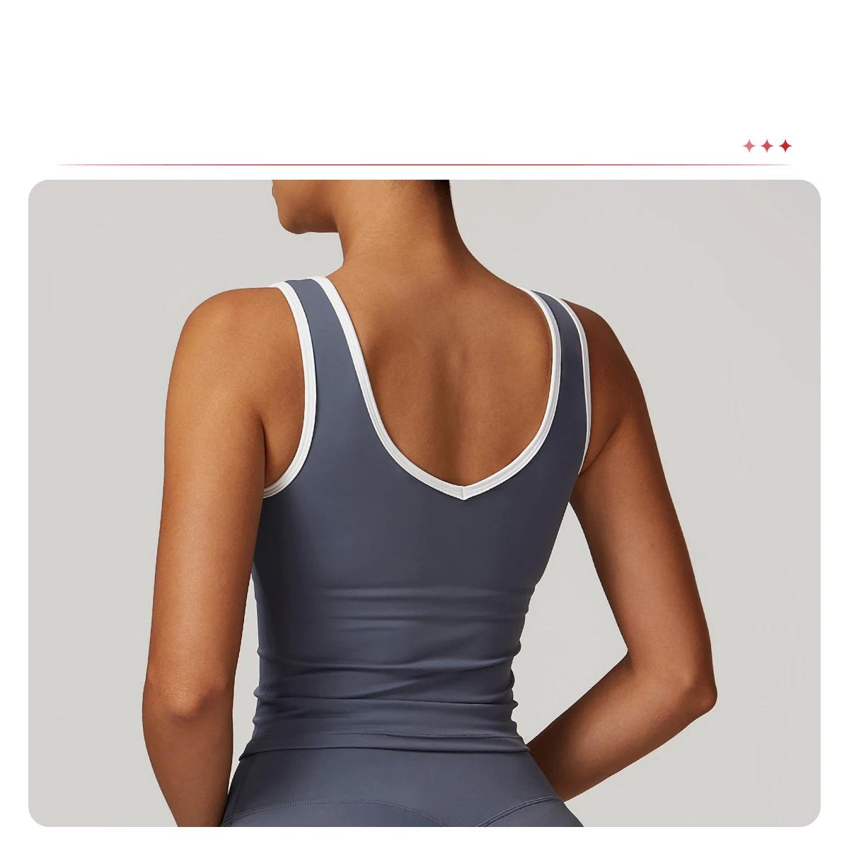 Soutien-gorge sport respirant antichoc absorbant sueur rembourré yoga course fitness femme
