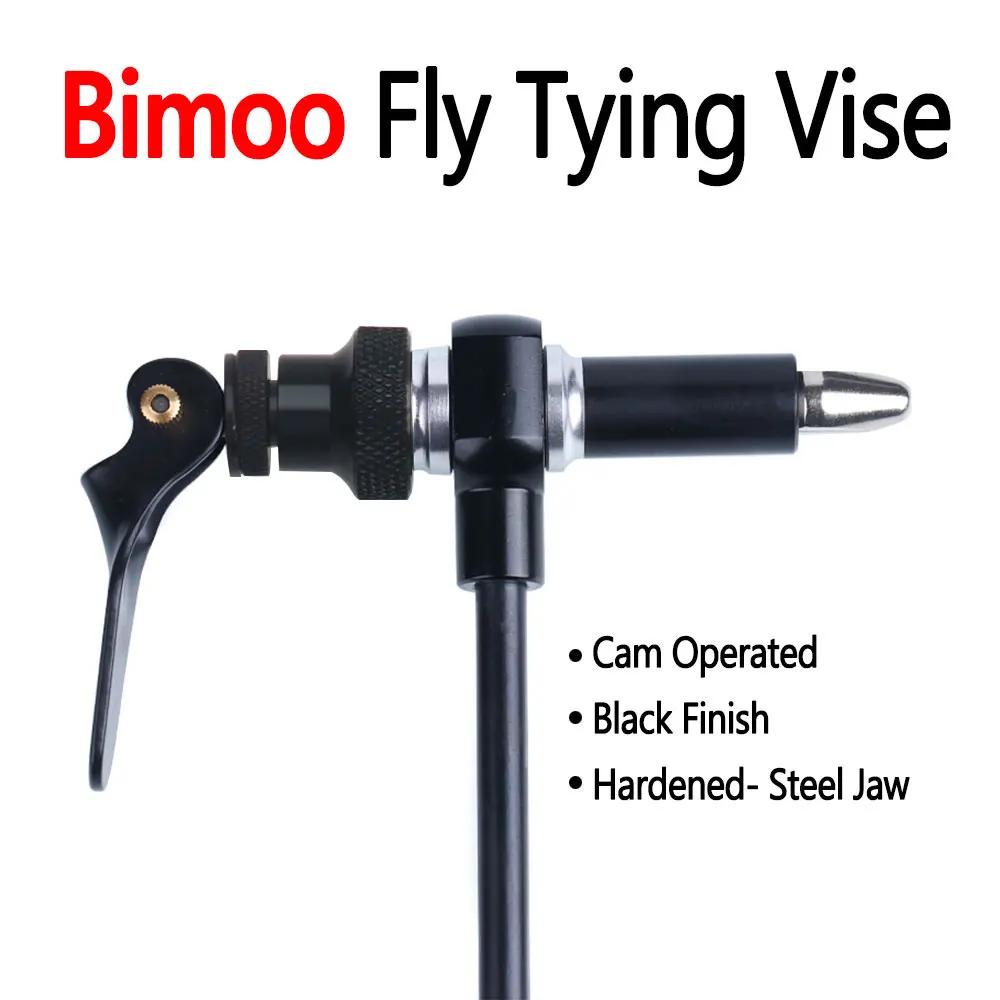 Bimoo 360 ° Étau d'attache de mouche à pince en C rotatif avec mâchoires en acier trempé, Kit de fil