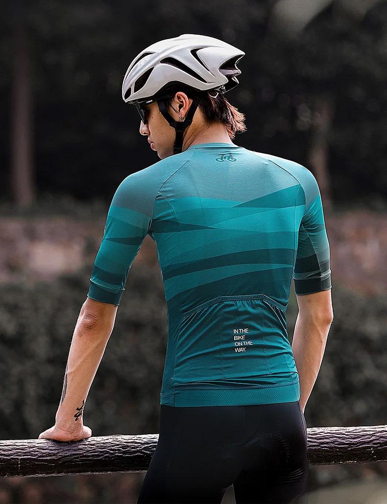 Maillot de cyclisme INBIKE pour homme, manches courtes, printemps et été, vêtements de sport pour vé