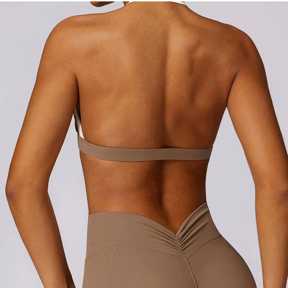 Soutien-gorge de sport anti-transpiration pour femmes, sous-vêtements de gymnastique, respirant, sex