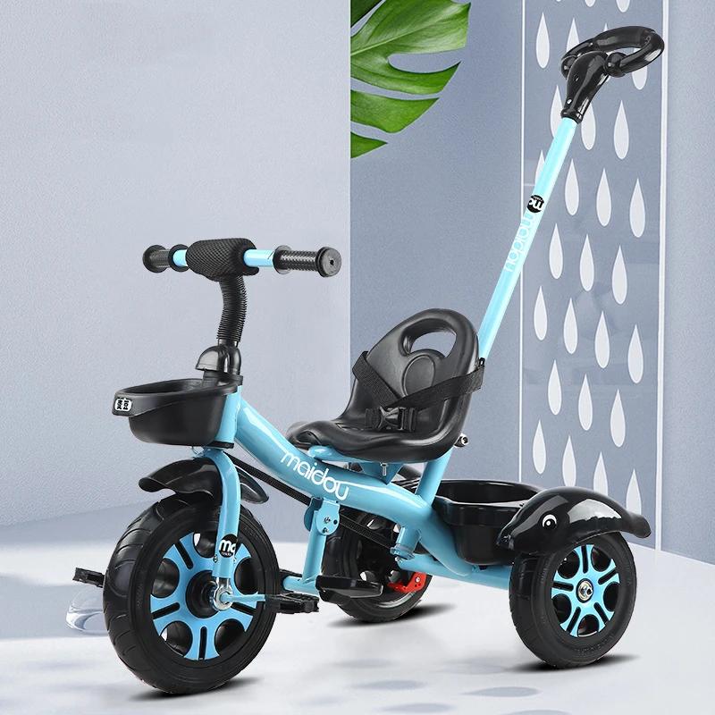 Vélo d'équilibre léger pour enfants, poussette multifonctionnelle pour bébé, trois roues, nouveau, o