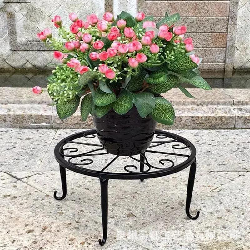 Support de plante en métal, 1 pièce, support de Base de Pot de fleur, tabouret pour maison, jardin,