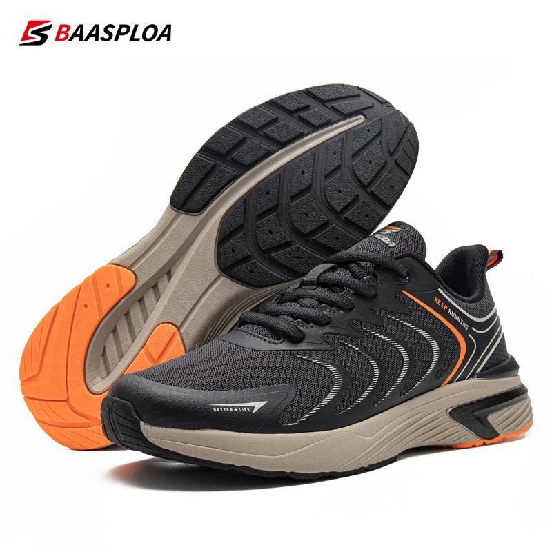 Chaussures de course Baasploa pour hommes - Légères, maille respirante, antidérapantes