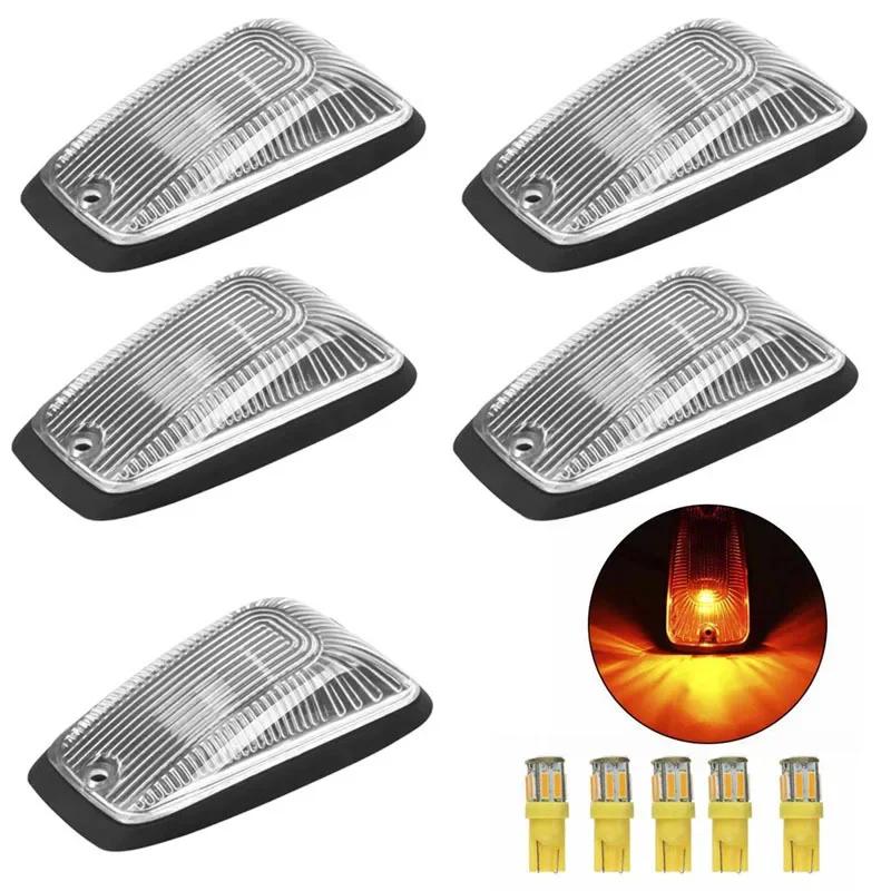 5 pièces feux de position ambre LED cabine toit feux de course pour camion SUV pour Chevy GMC 1988-2