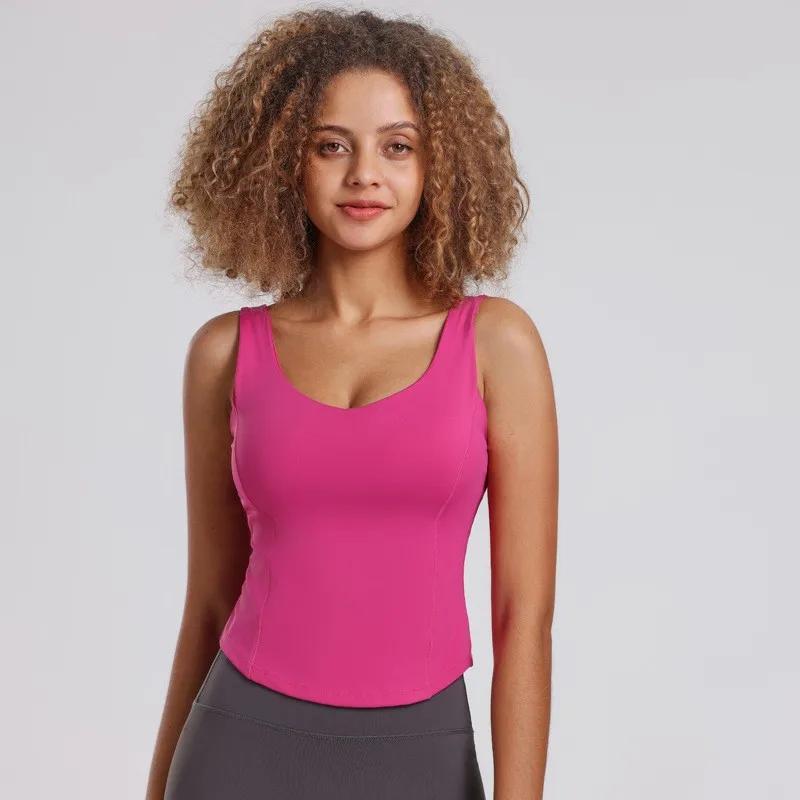 Soutien-gorge de sport sans couture pour femmes, haut tubulaire, sans manches, Streetwear, Camisole,
