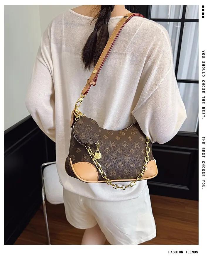 Sac à langer en cuir élégant et décontracté pour femme, grande capacité, texturé, original, rétro, p