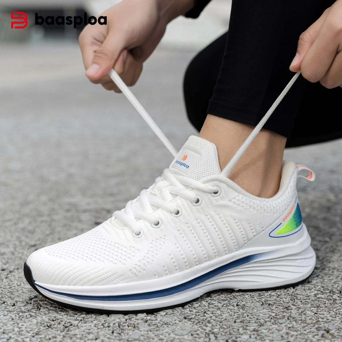 Baasploa femmes chaussures de course confort léger chaussures de Sport nouvelle maille respirant bla