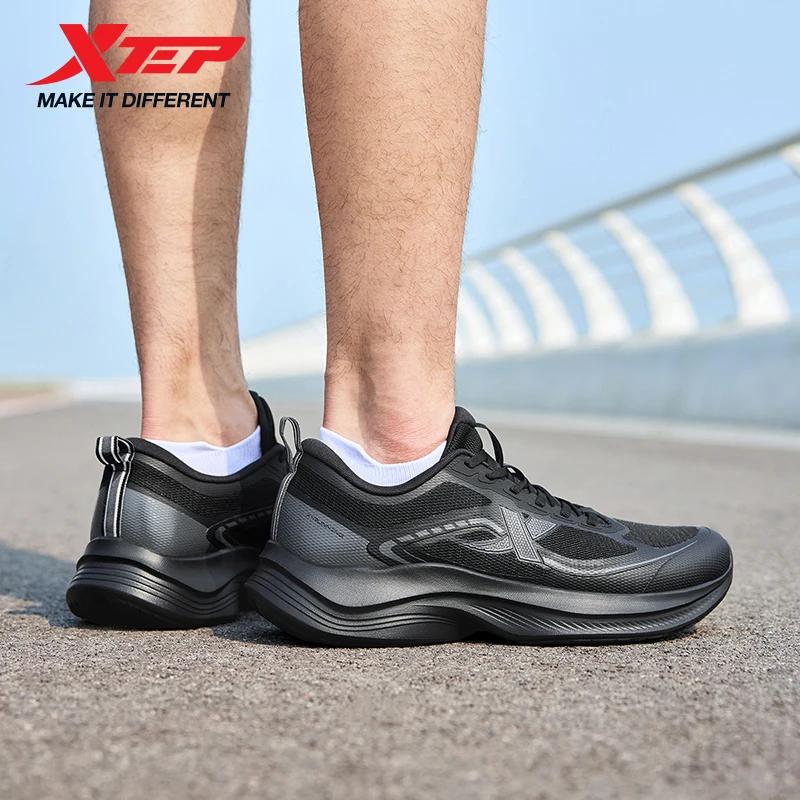 Xtep chaussures de course pour hommes 2025 étape légère Absorption des chocs doux respirant absorban