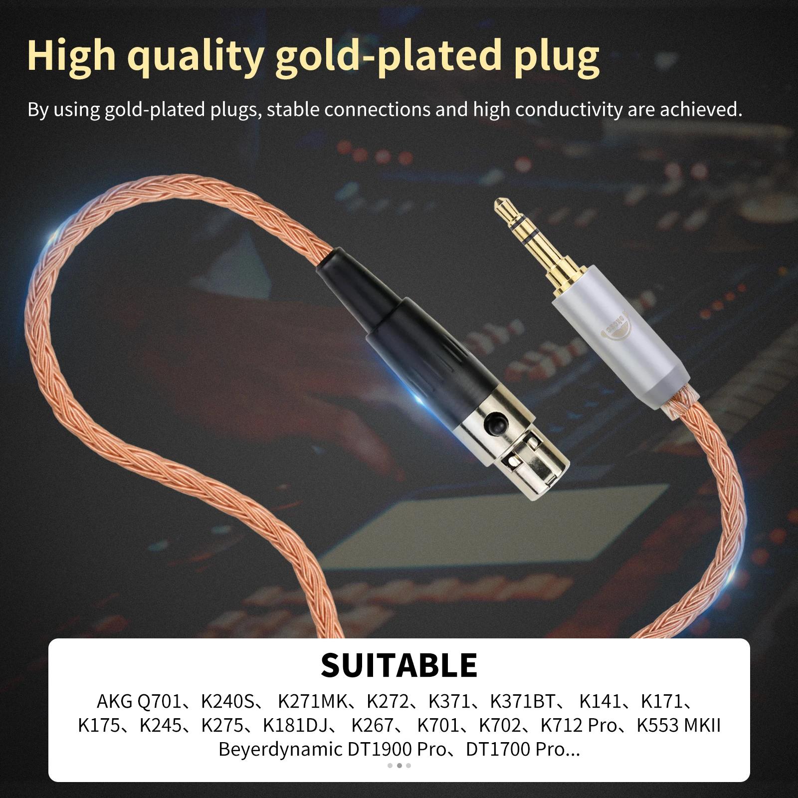 OKCSC-Câble de téléphone pour sauna Balance Standard, AKG Q701, KKKamps, Occuperdynamic DT1900 pro,
