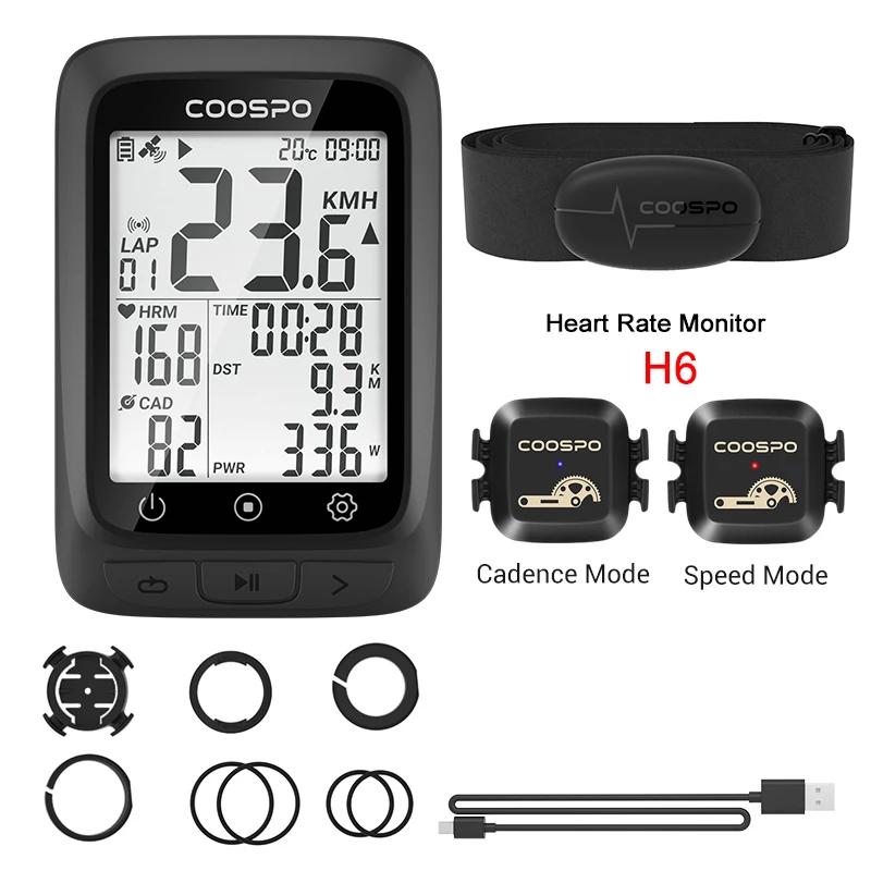 GPS CooSpo BC107 IPX67 étanche pour vélo - Ordinateur vélo Strava Ant+ Bluetooth 5.0 - Compteur vitesse VTT léger 2.3 pouces