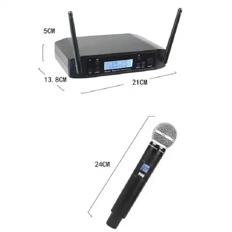 Microphone sans fil système professionnel UHF automatique segment U FM boucle mobile fréquence 60M f