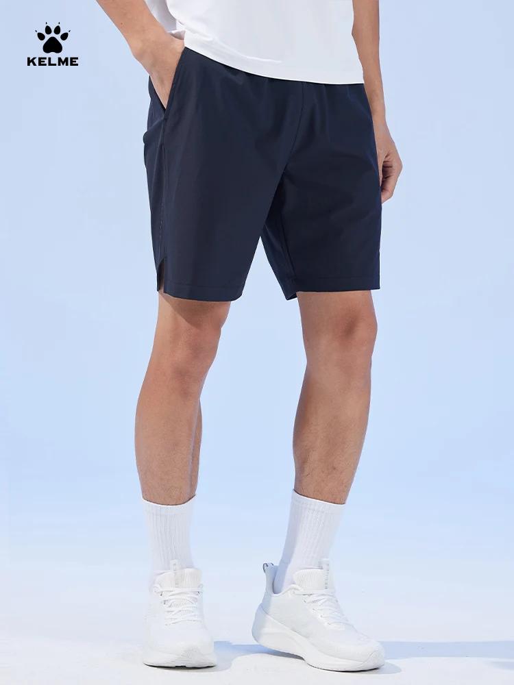KELME – short de sport tissé pour hommes, séchage rapide, entraînement, course à pied, Fitness, cinq