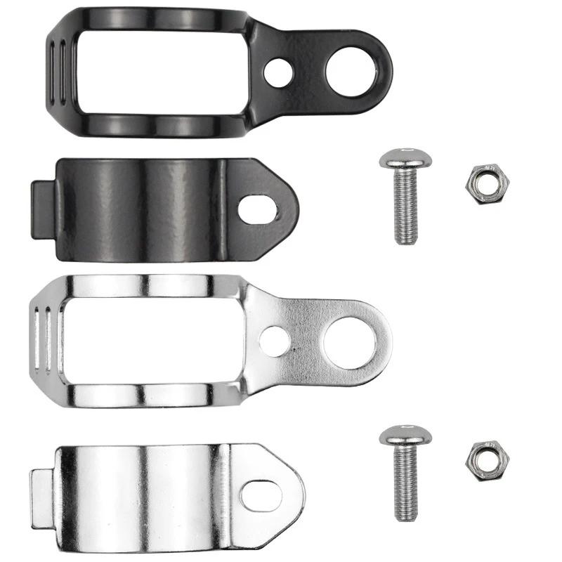 Support universel pour clignotants de moto, 2 pièces, supports de fixation en métal pour fourche ava