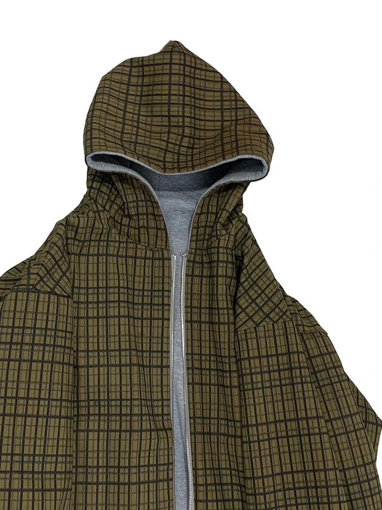 Mauroicardi automne surdimensionné réversible sweats à capuche hommes ample décontracté luxe vêtemen