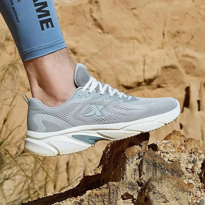 Xtep – chaussures de course respirantes et résistantes à l'usure pour hommes, baskets de sport légèr