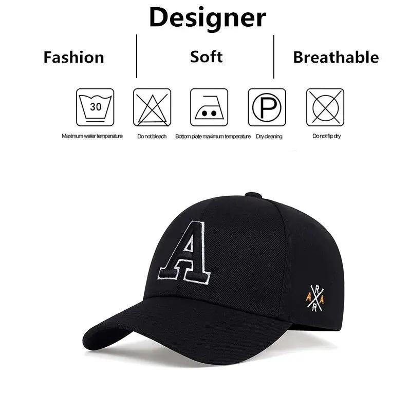 Casquettes de Baseball unisexes avec lettres latérales Ar brodées, chapeaux décontractés réglables p