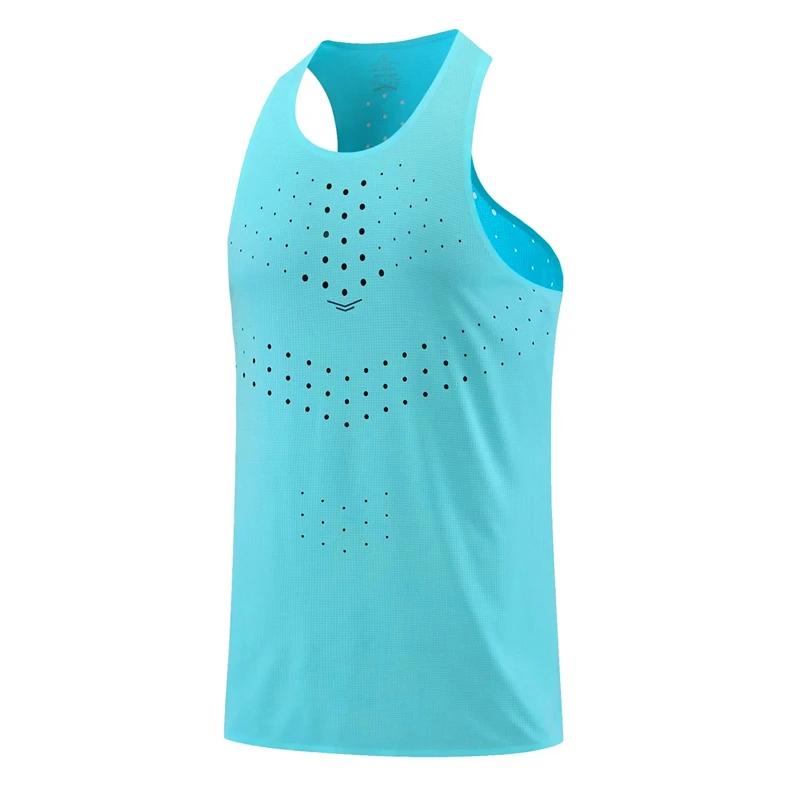 Athlétisme débardeur gilets de course vitesse sport Fitness chemises gars sans manches hommes femmes
