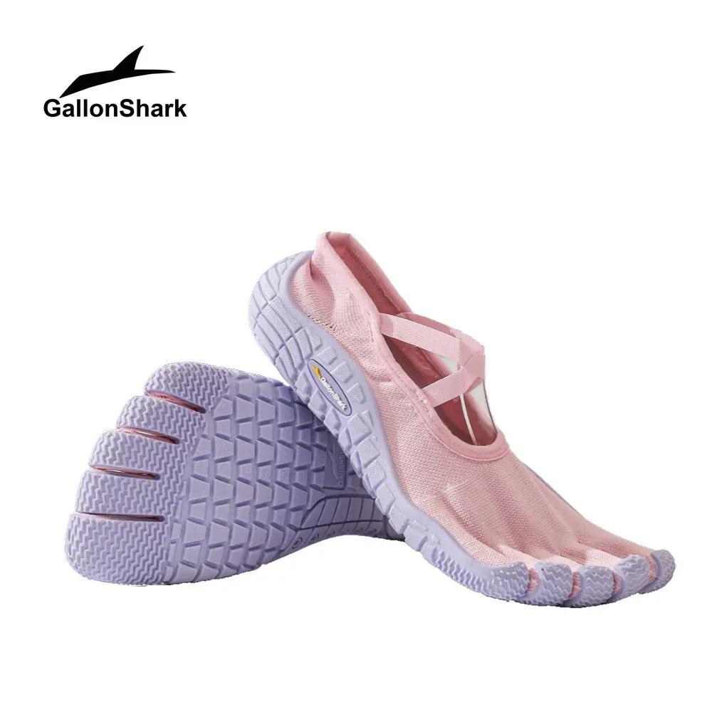 Chaussures pieds nus à cinq doigts pour femmes, baskets séparées à bout en tricot à bretelles croisé