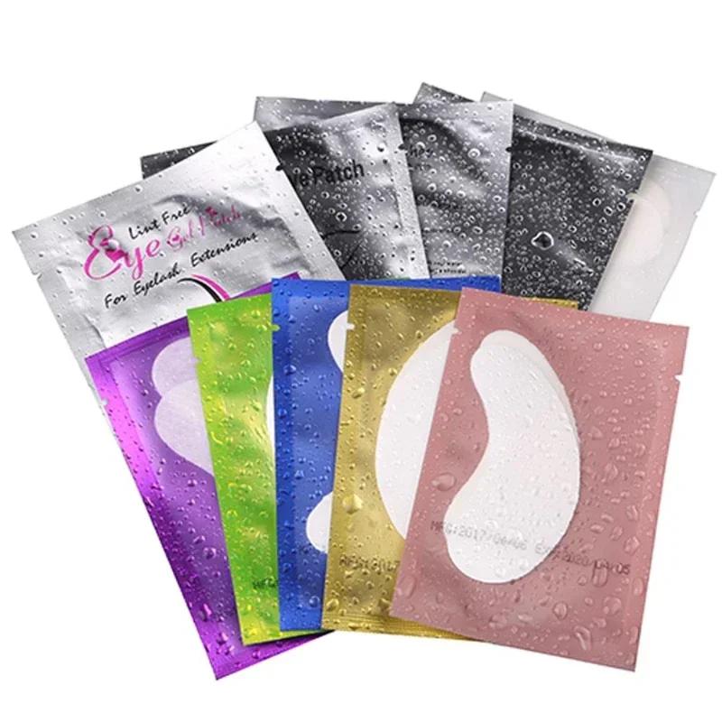 Patchs pour extensions de cils, autocollants pour les yeux, pour la construction de faux cils, 100 p