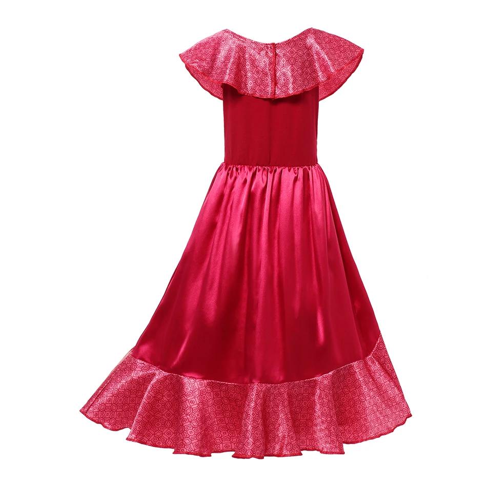 Vêtements de Cosplay pour enfants, Costume de princesse Elena pour filles, Halloween, carnaval, jeu