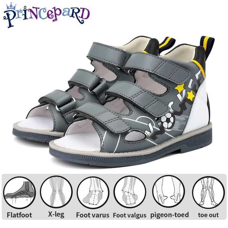 Sandales d'été pour enfants, chaussures orthopédiques 4 roues motrices, soutien de la voûte plantair