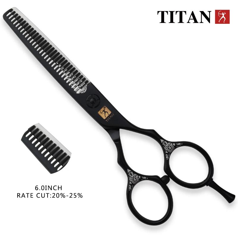 TITAN coupe de cheveux ciseaux de coupe amincissants ciseaux de coiffeur japon acier 5.5 pouces 6.0