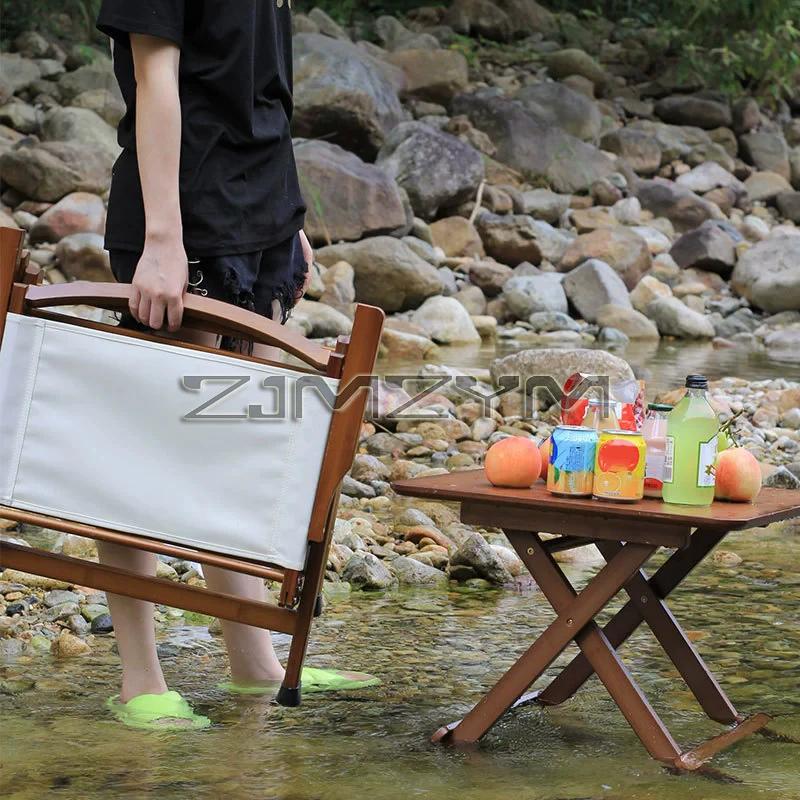 Chaise pliante d'extérieur, Portable, pour jardin, Camping, salon, loisirs, dossier, petit tabouret