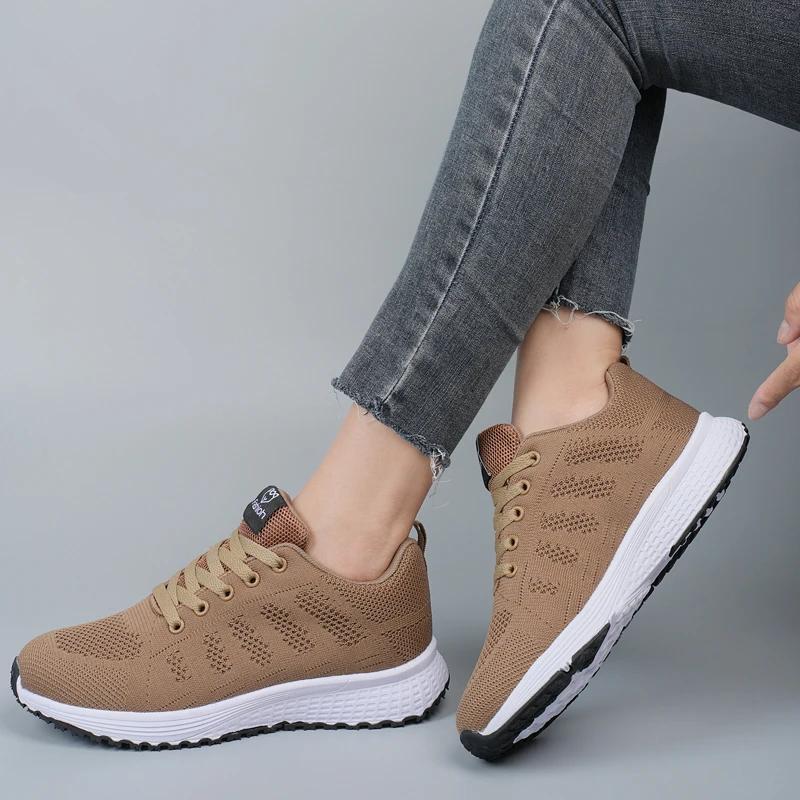 Femmes chaussures de sport décontractées en plein air anti-dérapant confortable Tennis tenues d'été