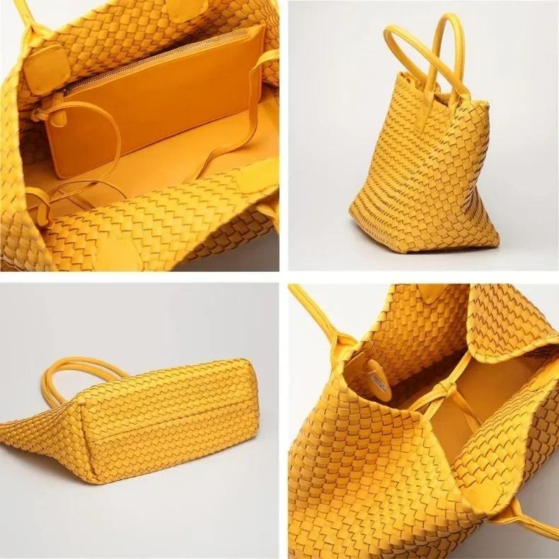 Sacs à main tissés de luxe pour femmes, grands sacs à bandoulière de styliste pour femmes, sacs à ma