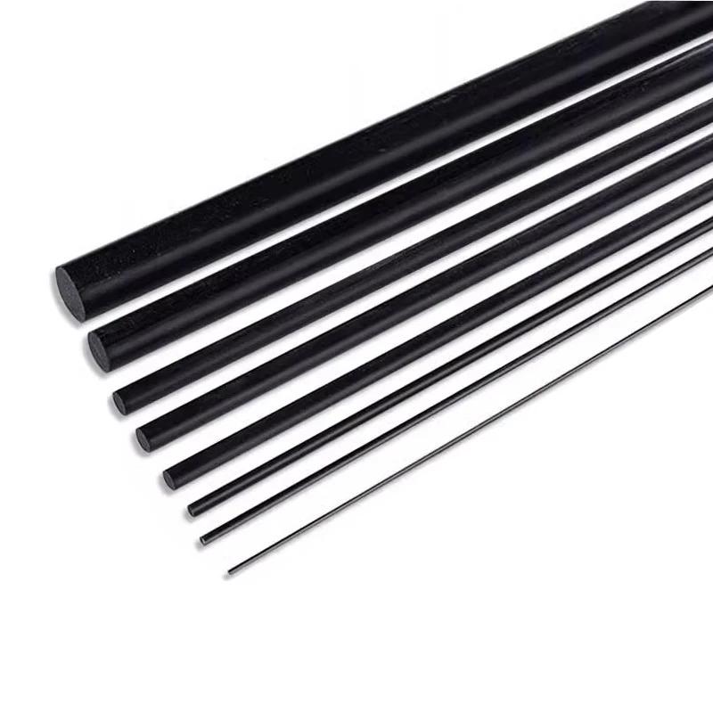 Tiges en fibre de carbone solide, 18mm, 14mm, 12mm, 8mm, 3mm, tiges de renforcement, haute résistanc
