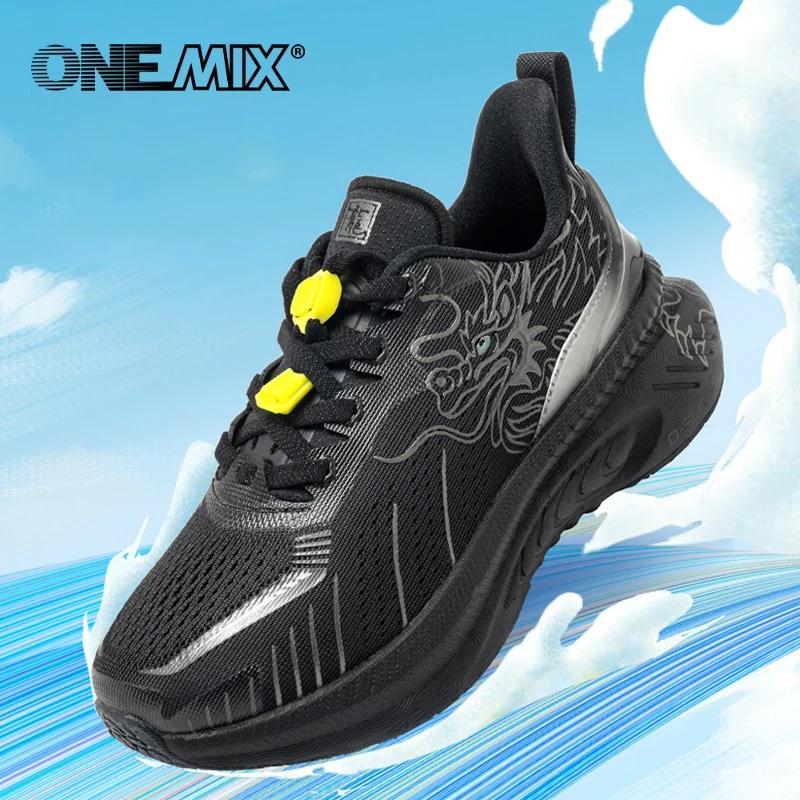 ONEMIX Chaussures de sport d'extérieur pour garçons et filles, baskets plates tendance pour enfants,