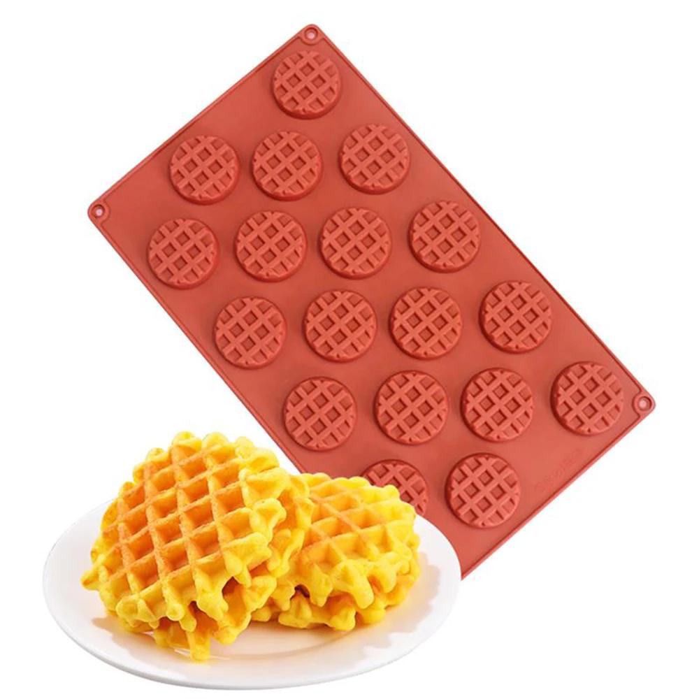 Moule de fabrication de gaufres rond mignon, outil pratique de fabrication de chocolat, bougie aroma