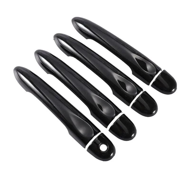 Garniture de poignée de porte noire brillante, accessoires de style, pour Renault Megane 3 MK3 III 2