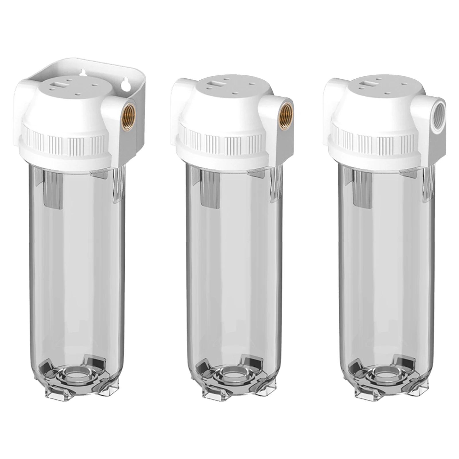 Filtre de bouteille résistant de 10 pouces, filtres à eau PET transparents remplaçables pour purific
