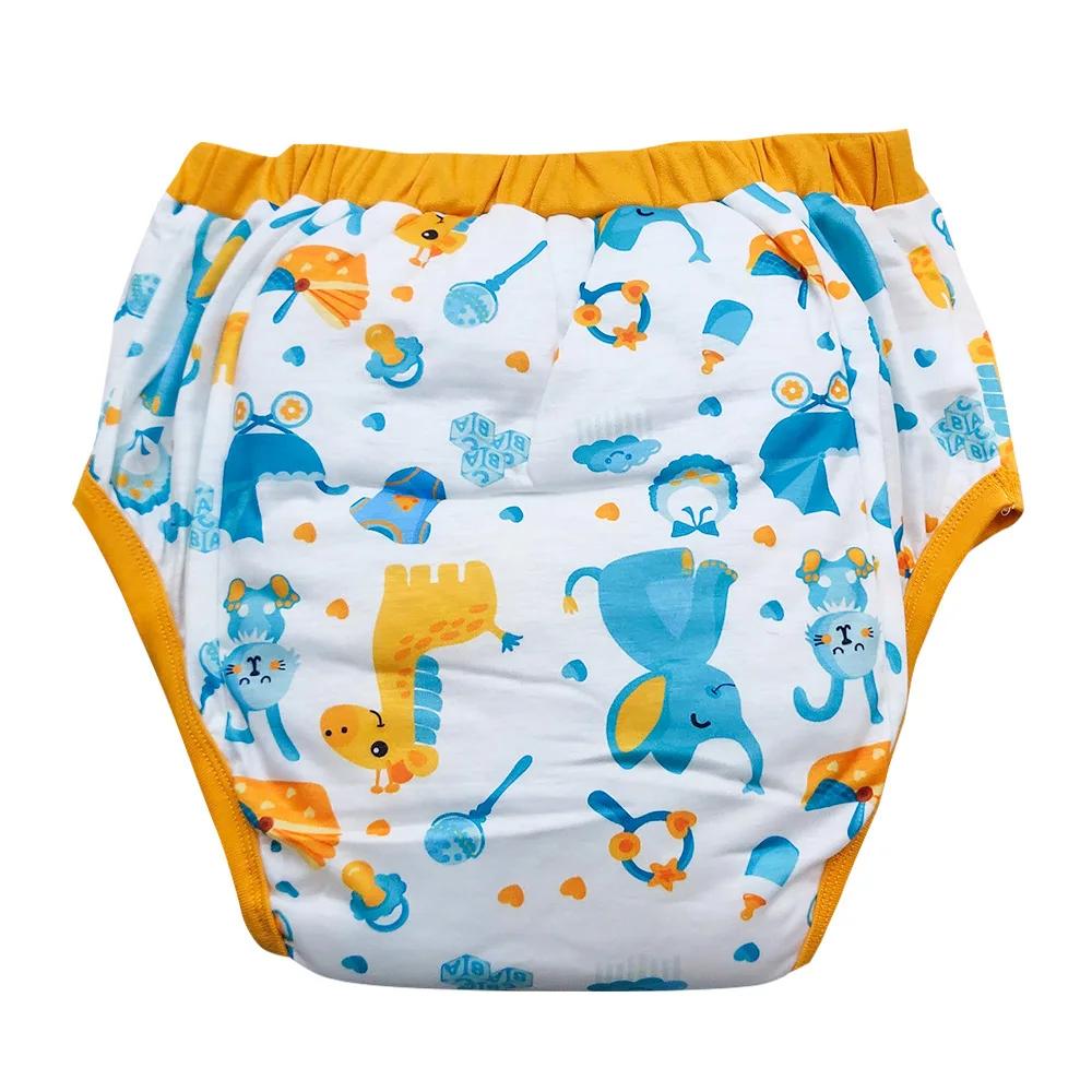 Pantalon d'entraînement en coton pour bébé adulte, culotte lavable avec poche, couches en tissu impe