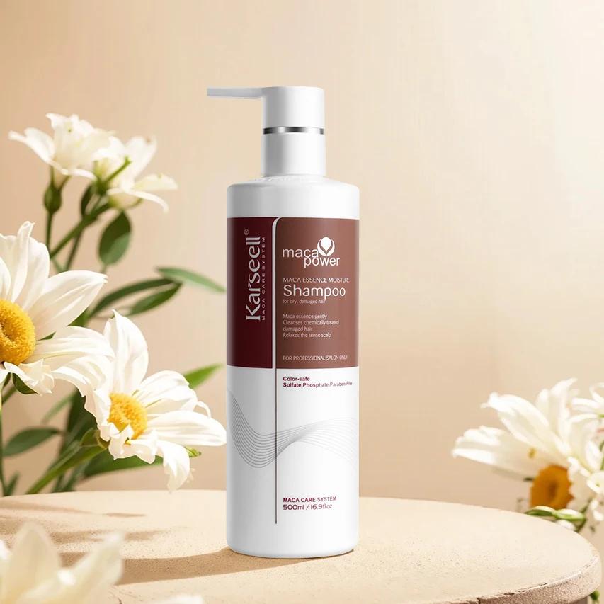 Original Karseell 500ml shampooing hydratant huile d'argan shampooing lisse hydratant ensemble de so