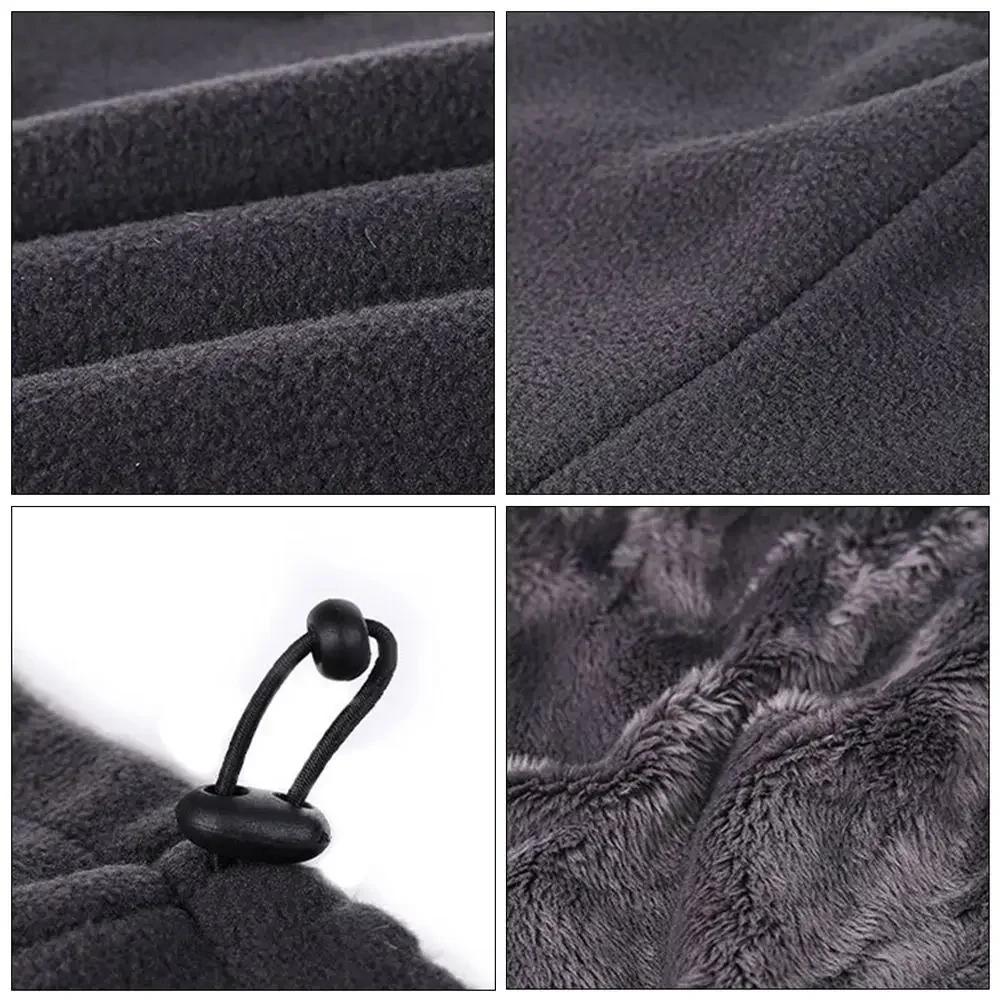 Cagoule d'hiver pour homme et femme, masque facial chaud, écharpe coupe-vent pour le camping, la ran