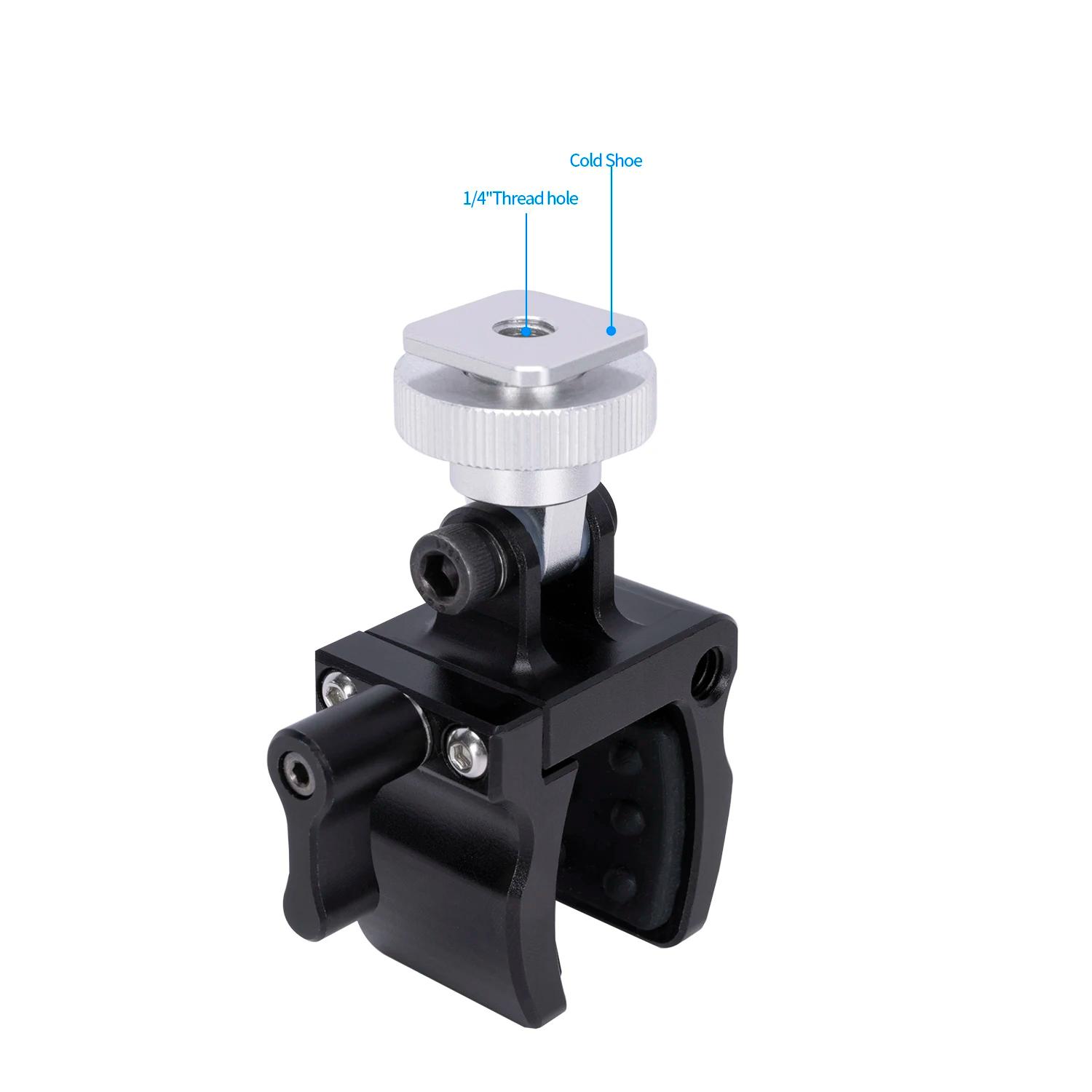 Niceyrig-Pince de support de microphone pour fusil de chasse avec adaptateur de sabot froid, 18 - 35