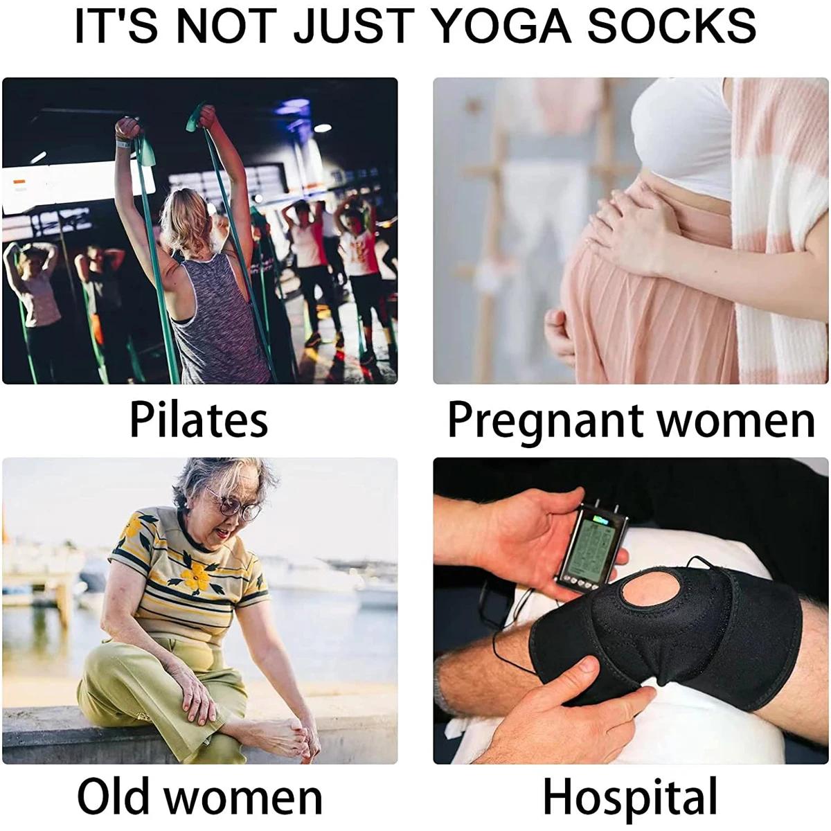 Chaussettes de Yoga respirantes de haute qualité pour femmes, chaussettes de Pilates à bandes antidé